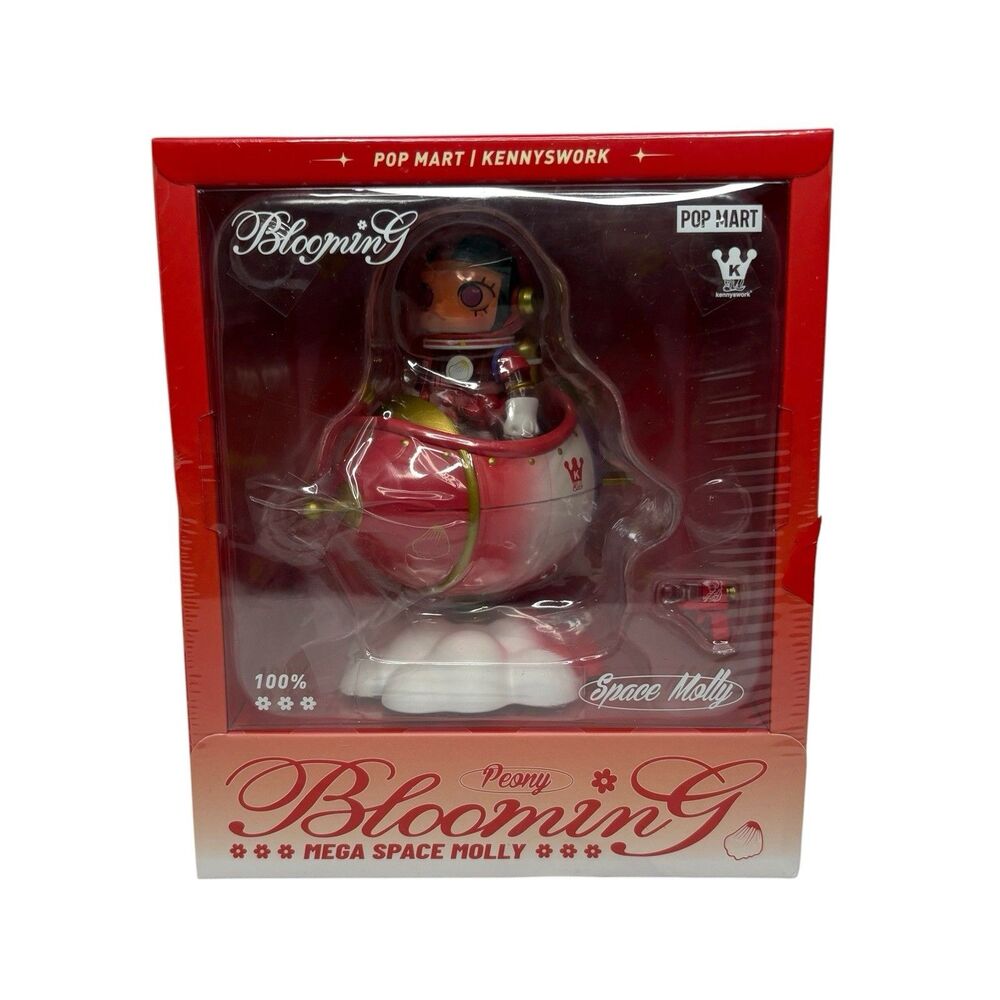 Authentic Pop Mart Blooming Mega Space Molly Peony China Exclusive Rare New